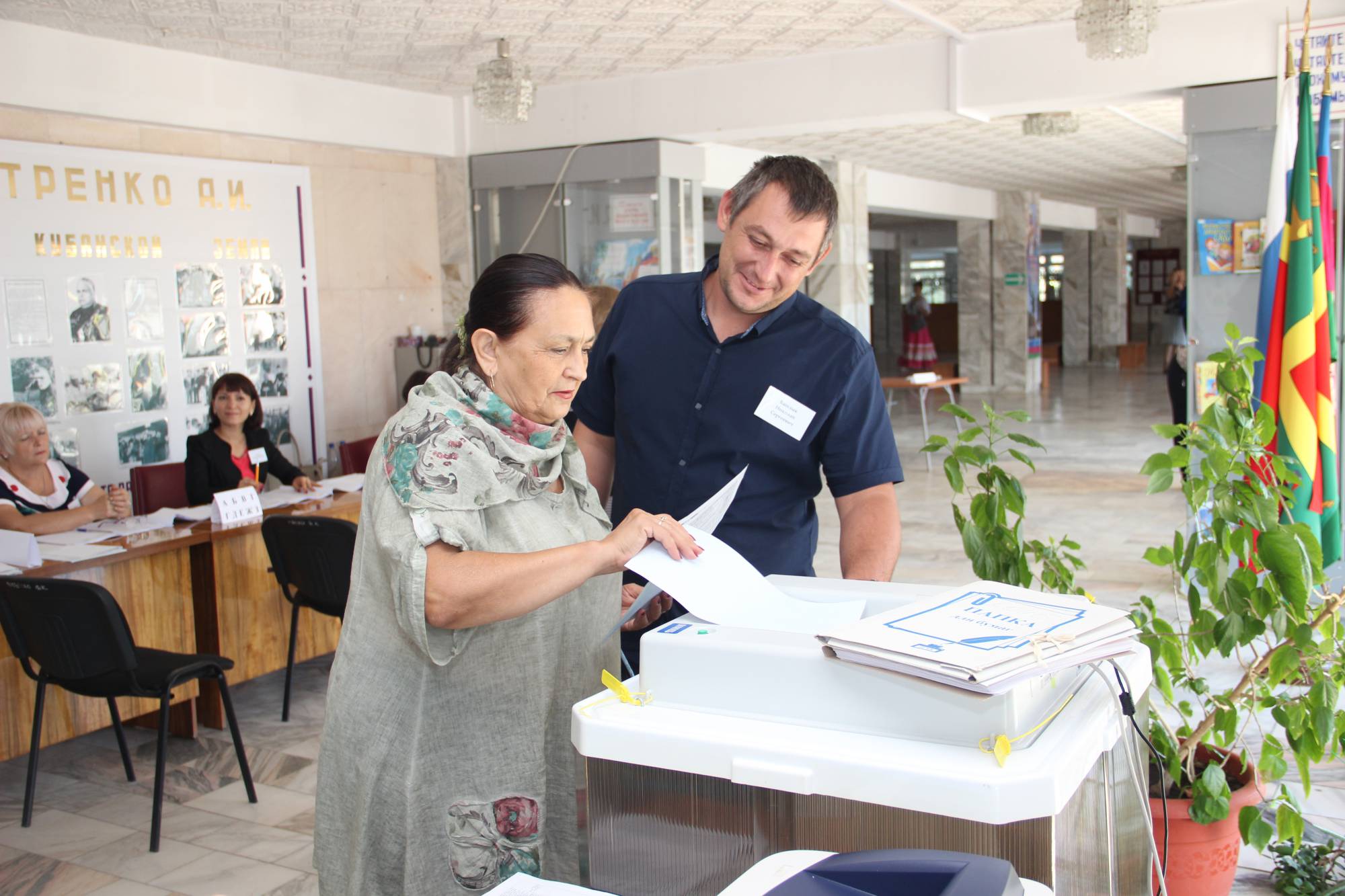 Жители Красноармейского района сделали свой выбор в Единый день голосования