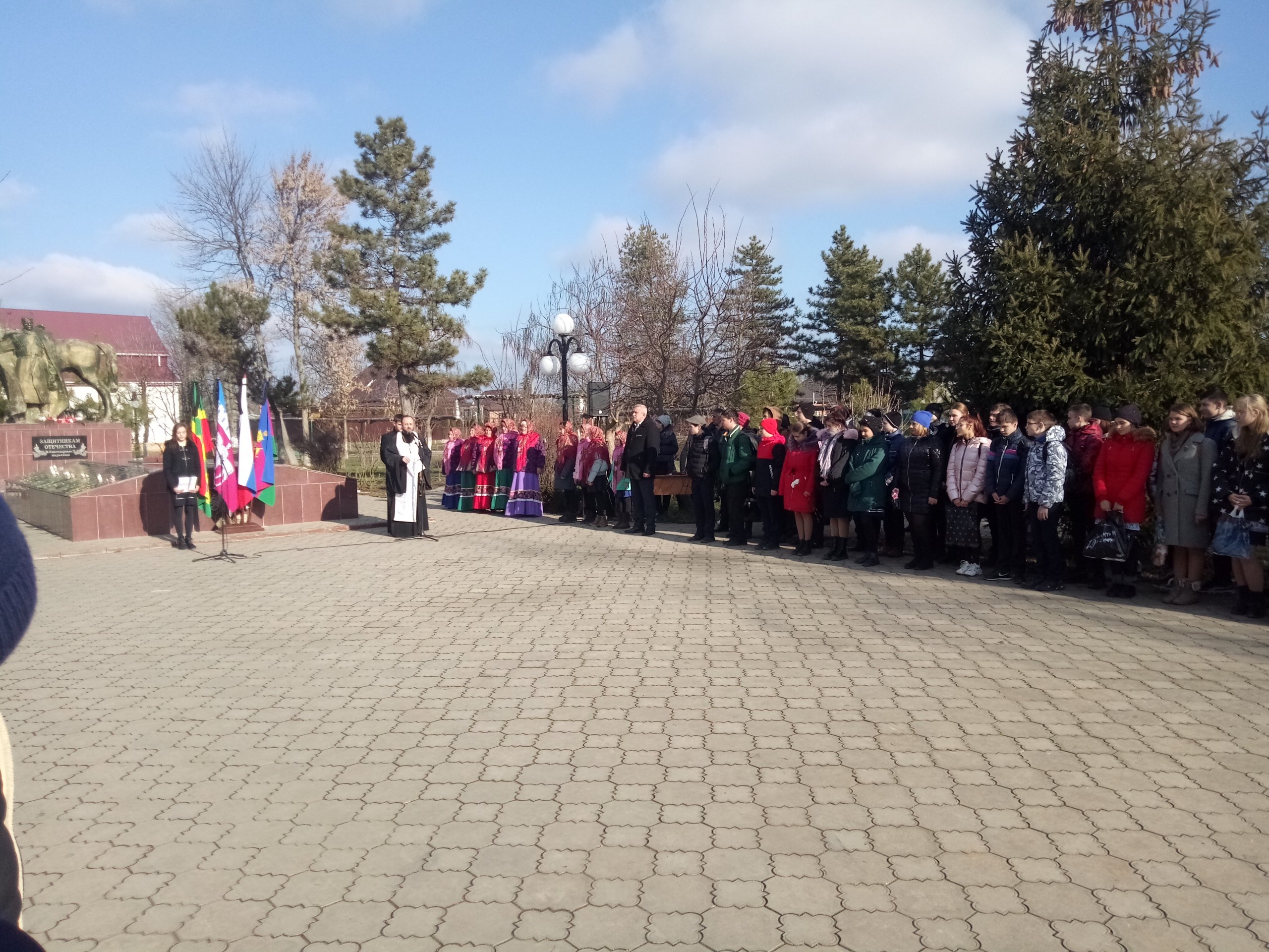В станице Марьянской состоялся митинг, посвященный «кровавому крещению»