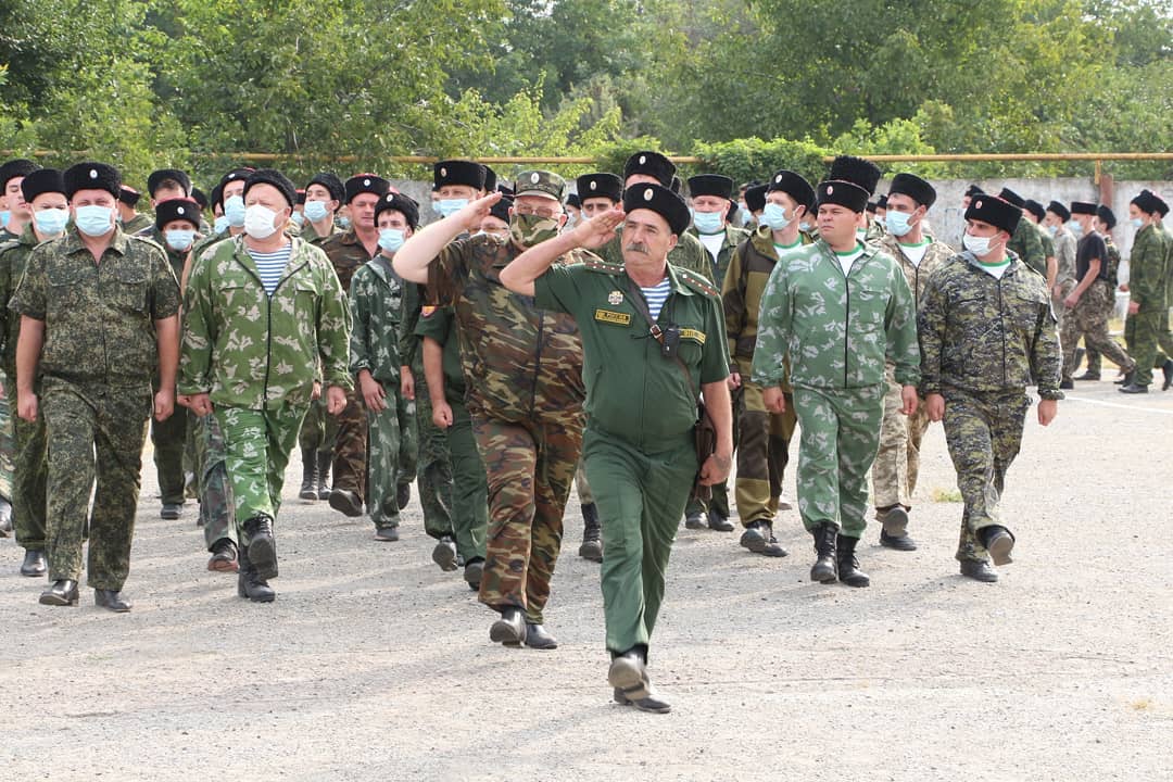 В станице Полтавской прошли военно-полевые сборы Полтавского РКО