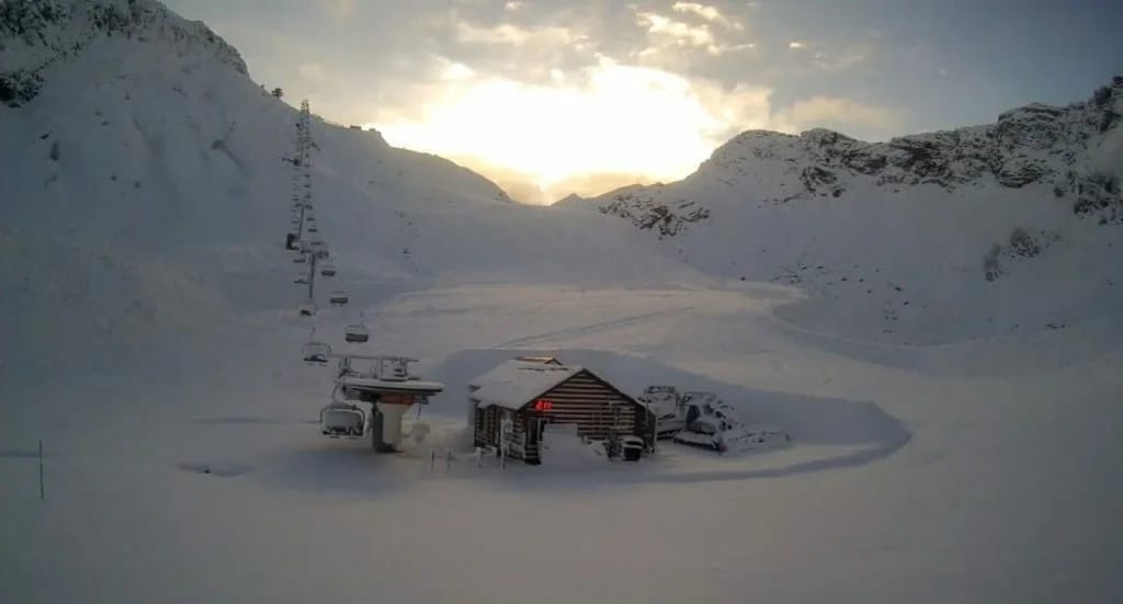 В горах Красной Поляны повеяло зимой