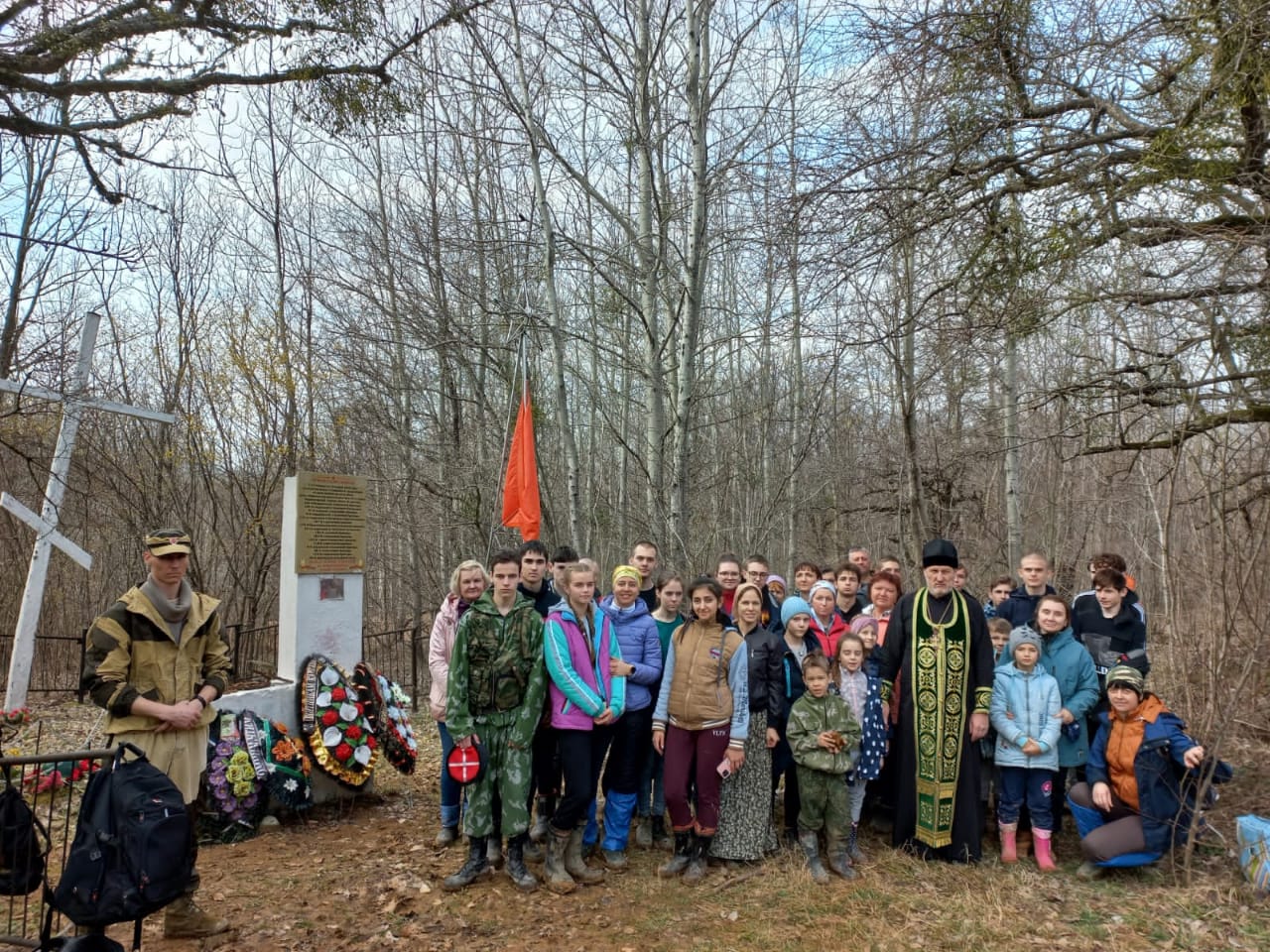 Казаки и казачата Красноармейского района почтили память воинов ВОВ, сражавшихся у станицы Шапсугской