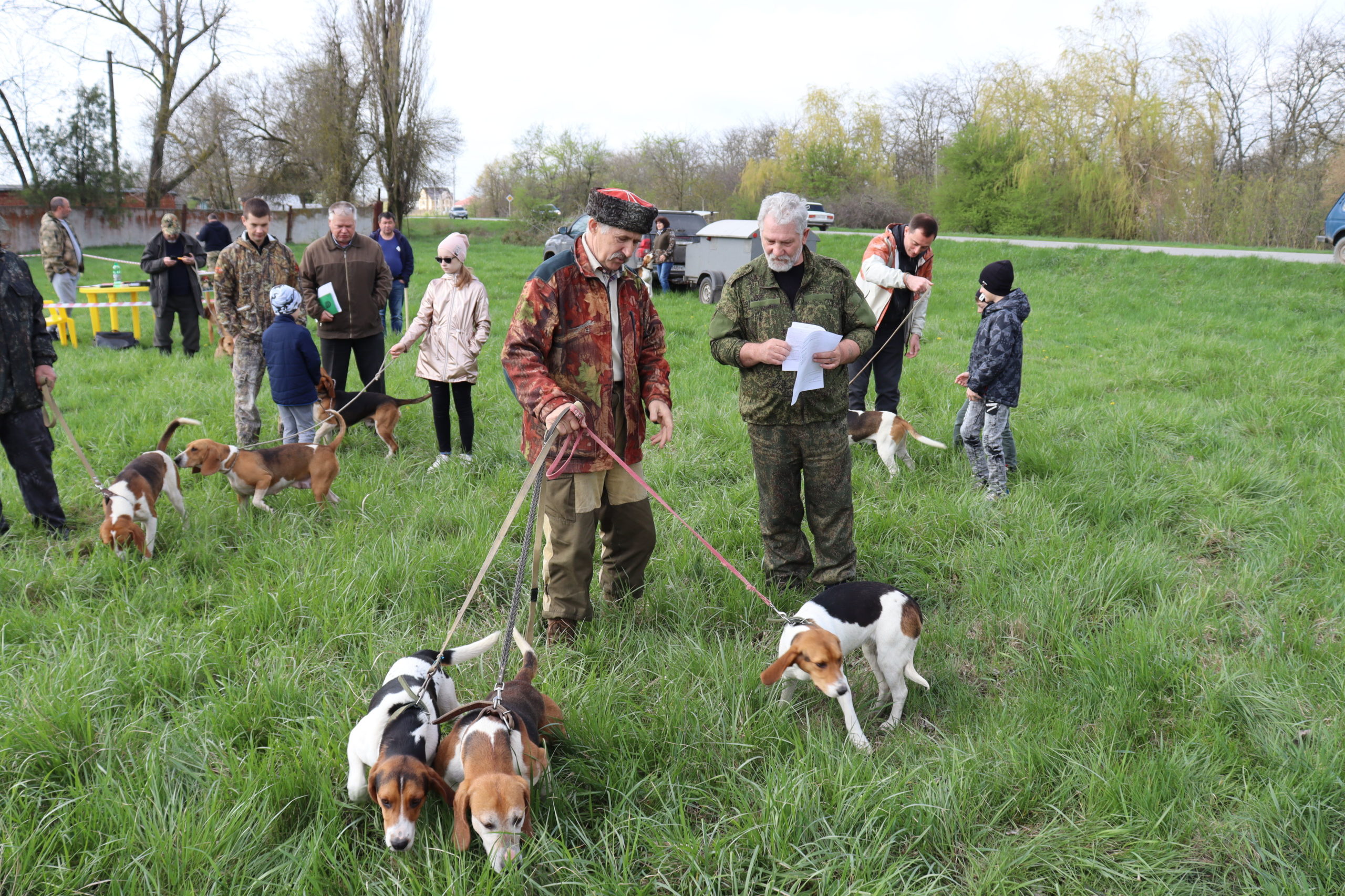 В станице Полтавской прошла выставка охотничьих собак