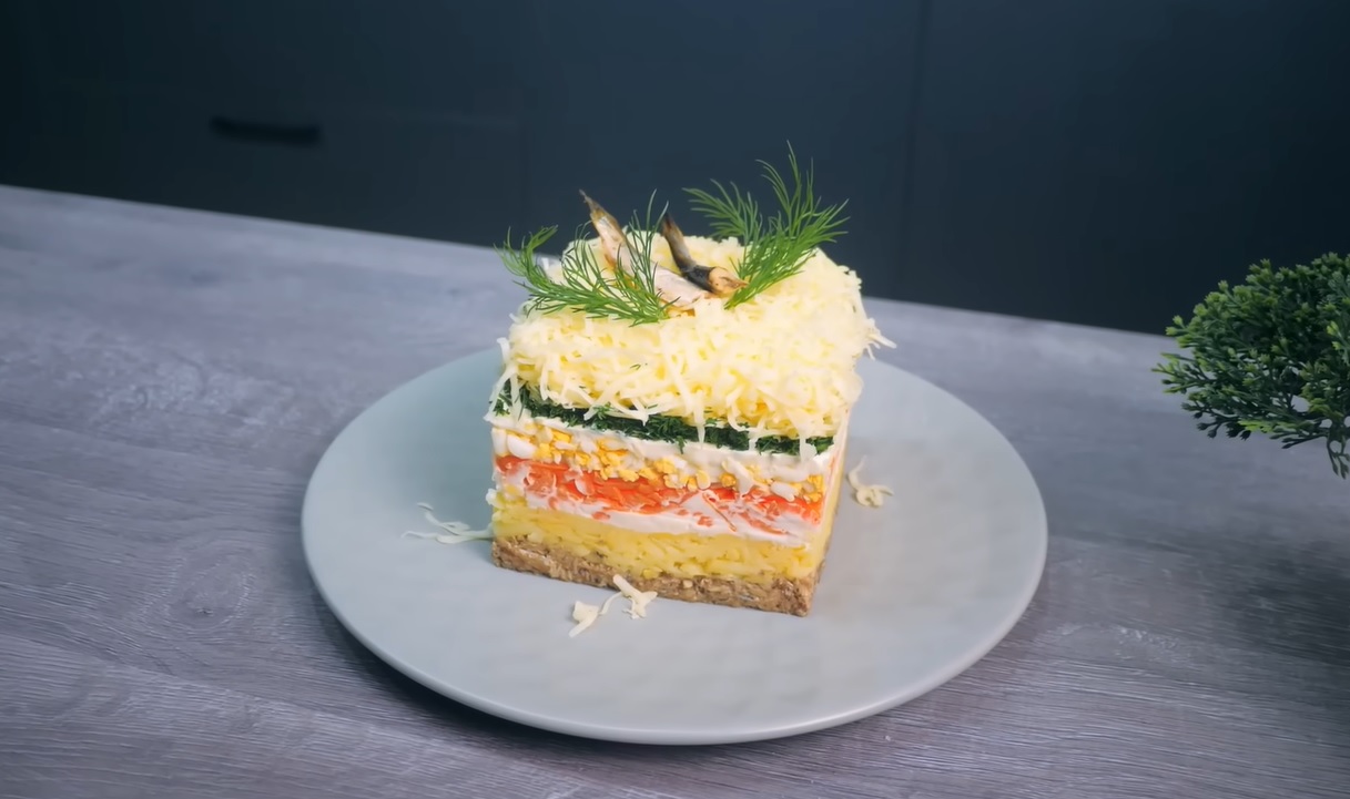 Океан вкусов: готовим новый и быстрый новогодний салат