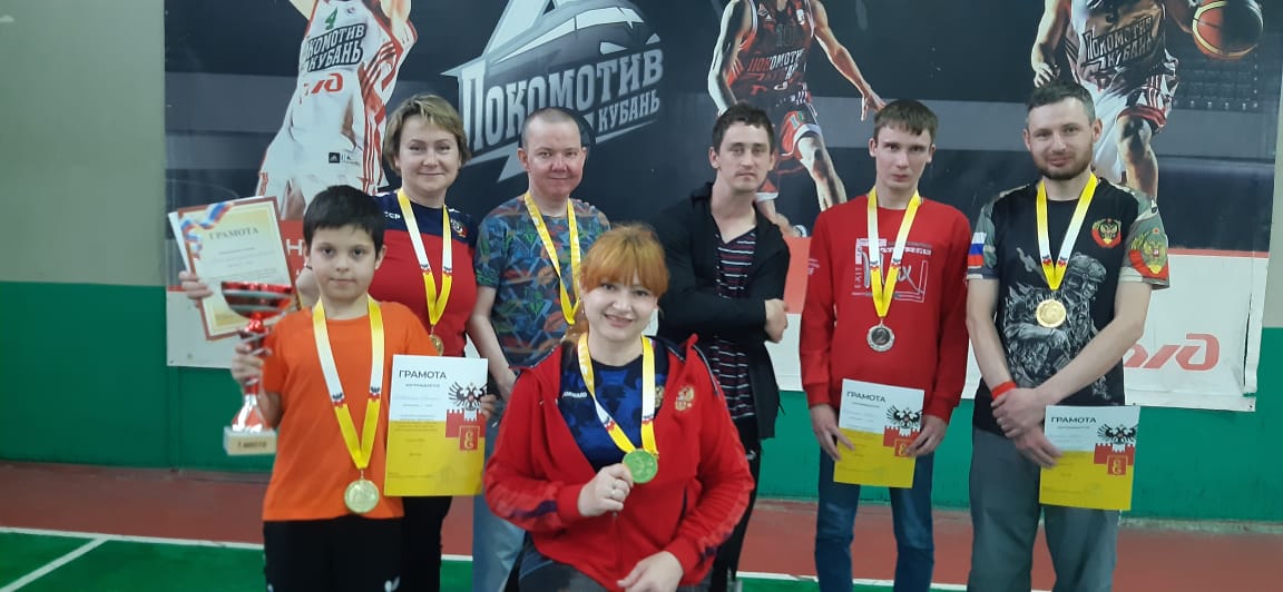 Параспортсмены из Красноармейского района победили  на чемпионате по настольному теннису