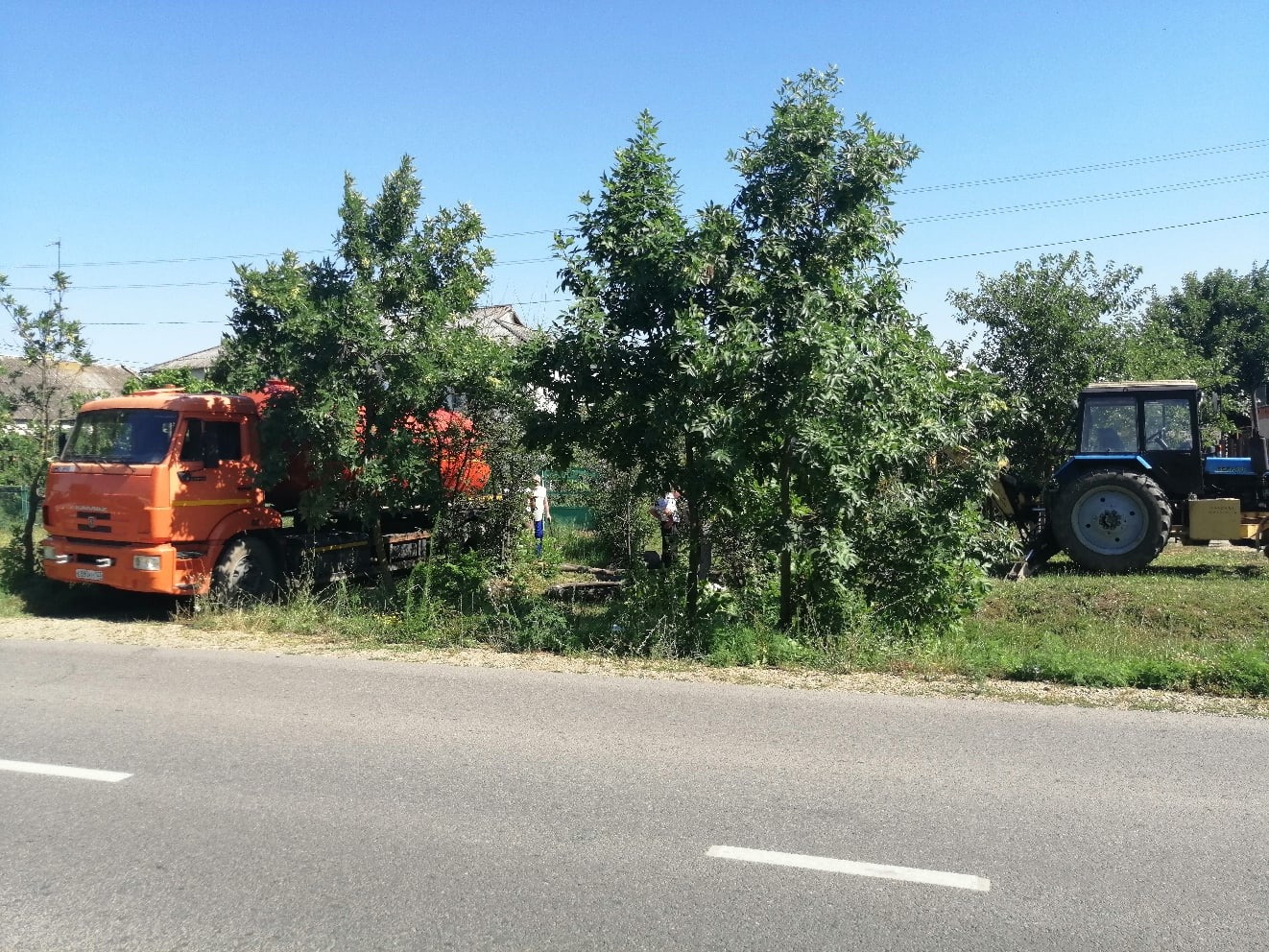 Из-за поломки погружного насоса одна из улиц Полтавской с ночи 7 июня была без водоснабжения
