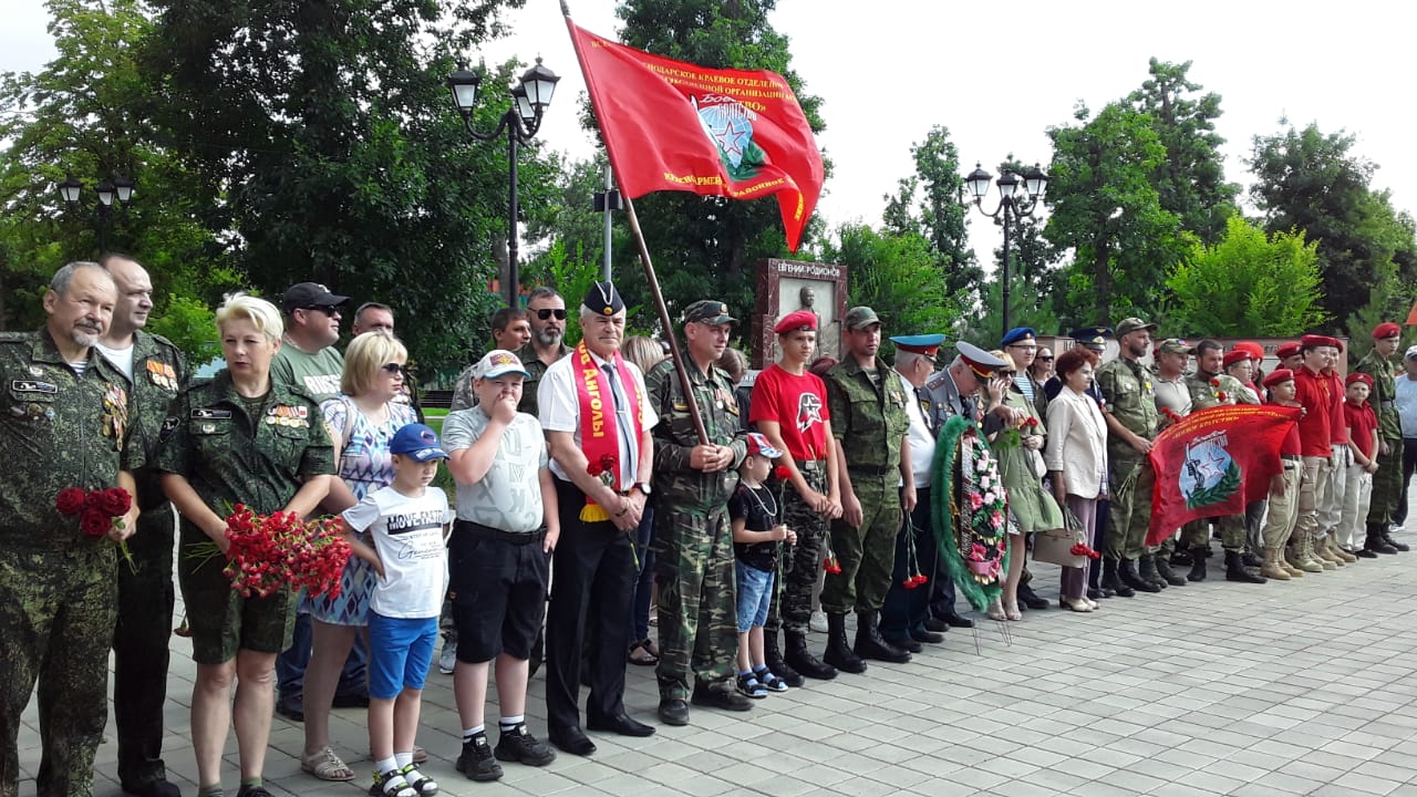 В станице Полтавской отметили День ветеранов боевых действий
