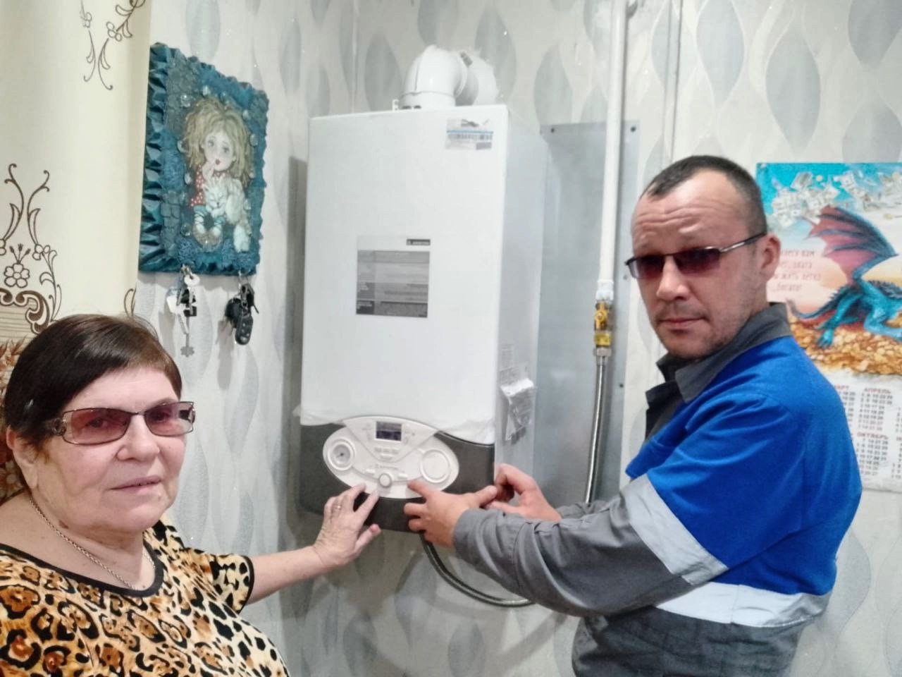 В микрорайоне «Мелиоратор» в станице Полтавской подключили к газу первый дом