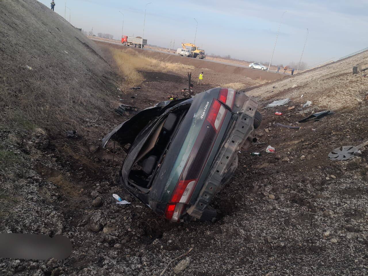 Водитель погиб на строящемся участке дороги в станице Марьянской