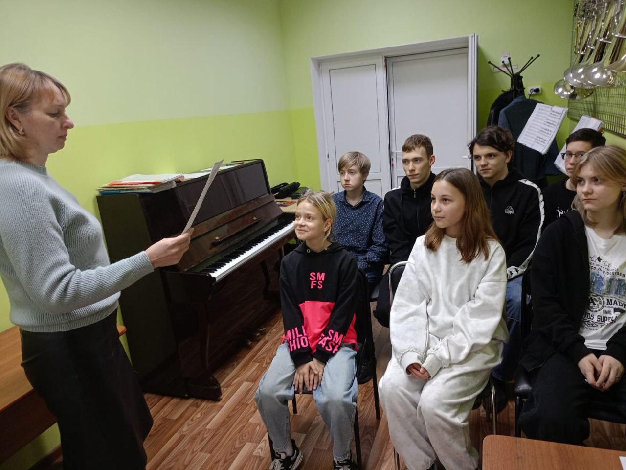 С воспитанниками ДШИ станицы Полтавской обсудили культуру поведения и речи