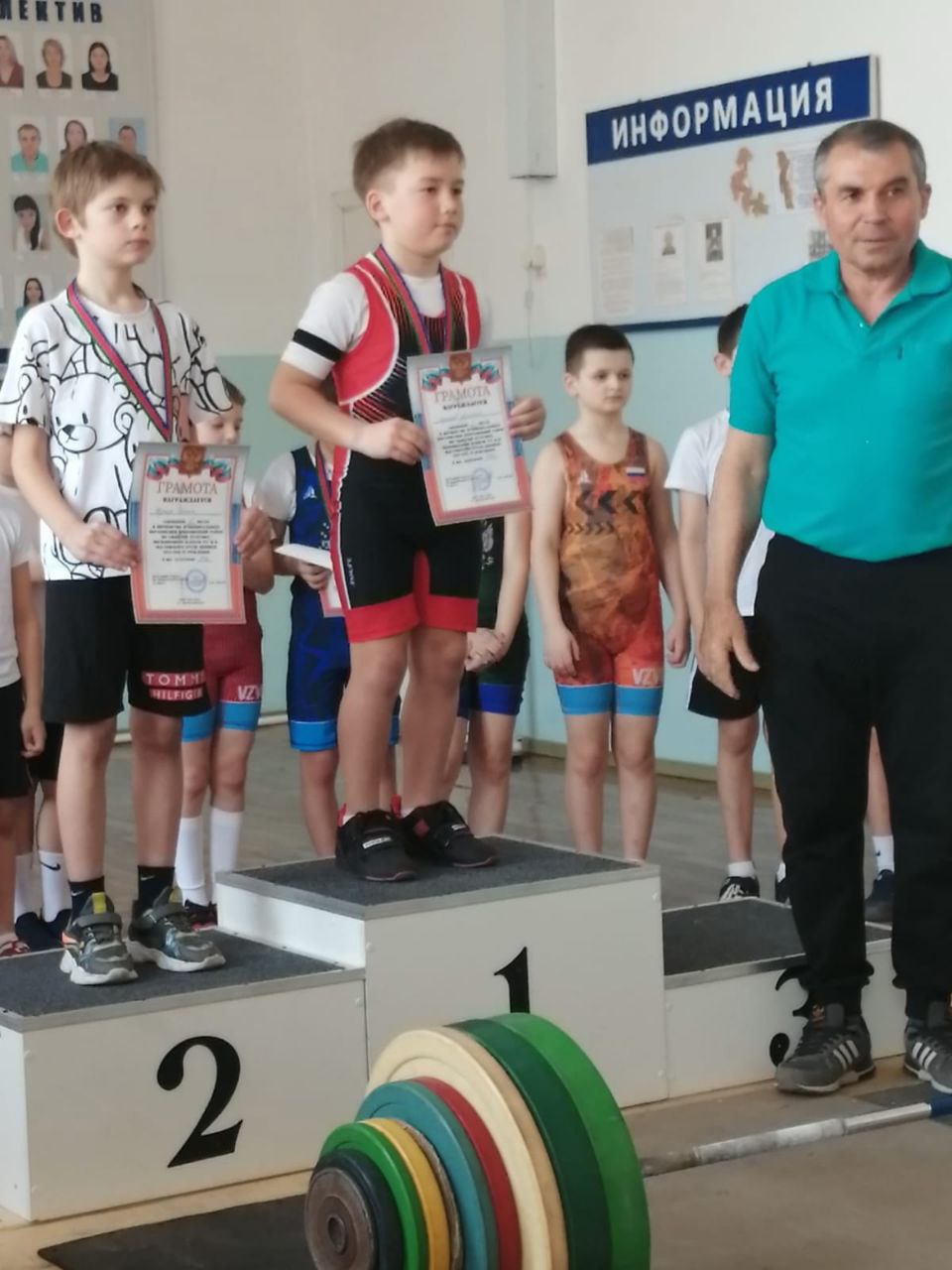 Новомышастовские   тяжелоатлеты завоевали медали на открытом первенстве Брюховецкого района