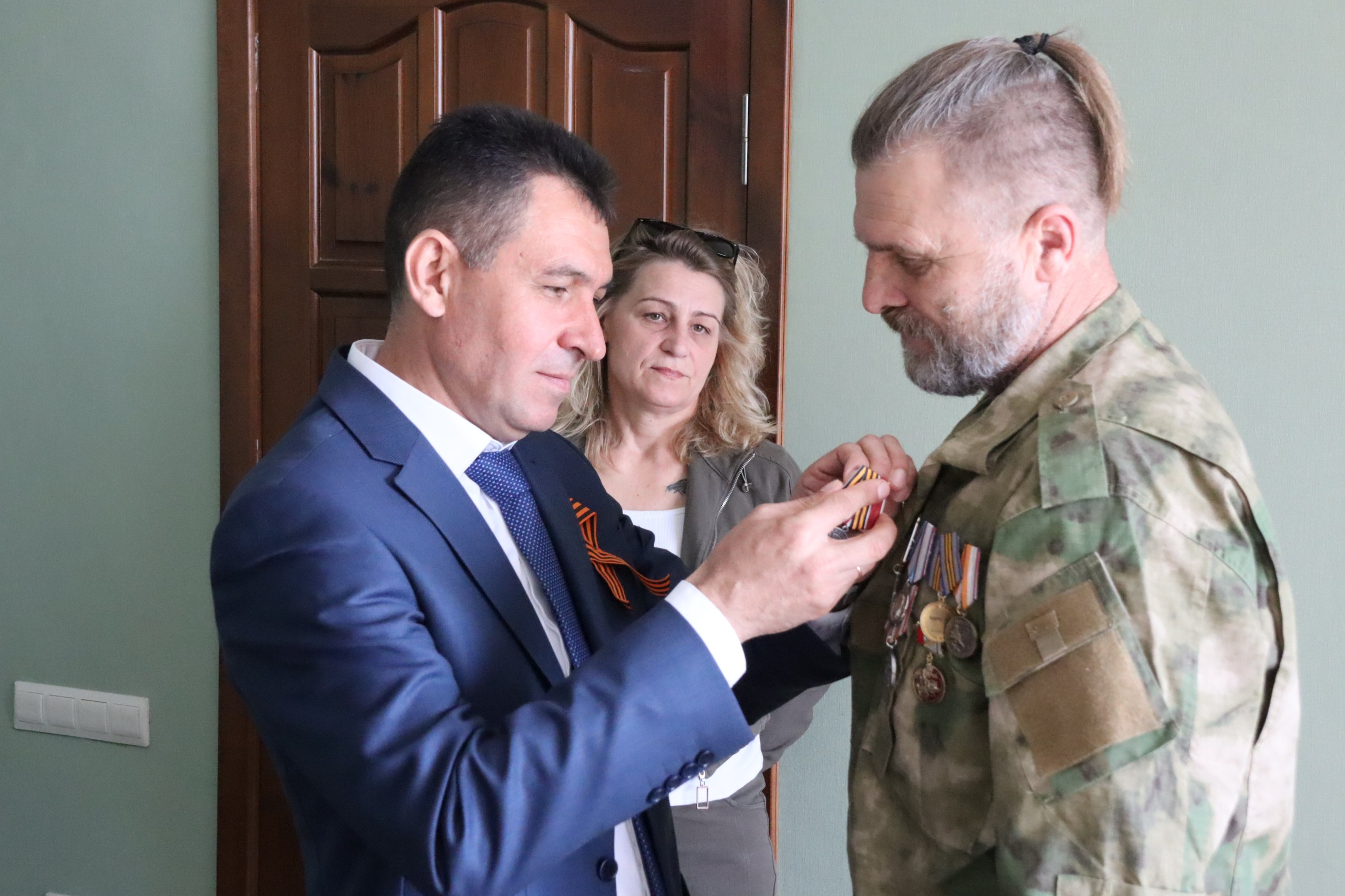 Житель Полтавской награждён медалью «За храбрость»
