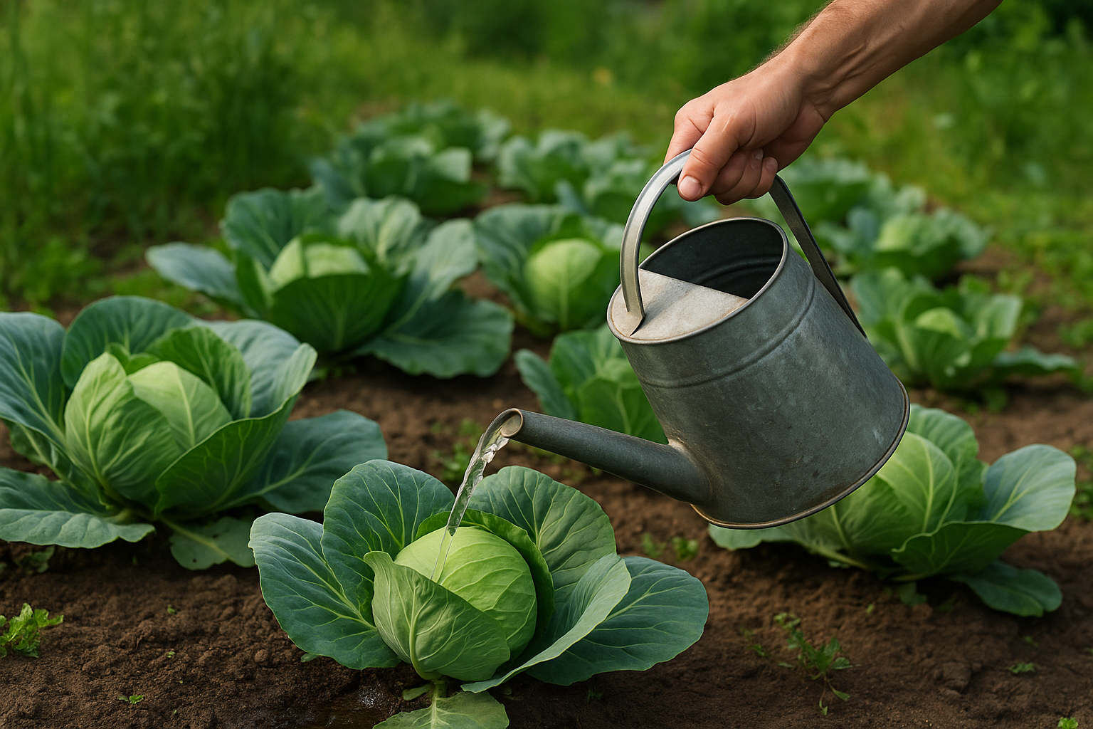 Как вырастить тяжеловесные кочаны капусты