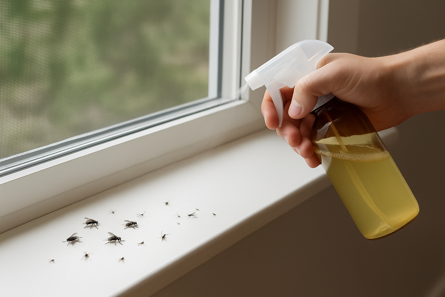 Дом без мух за 3 минуты: простой рецепт спрея