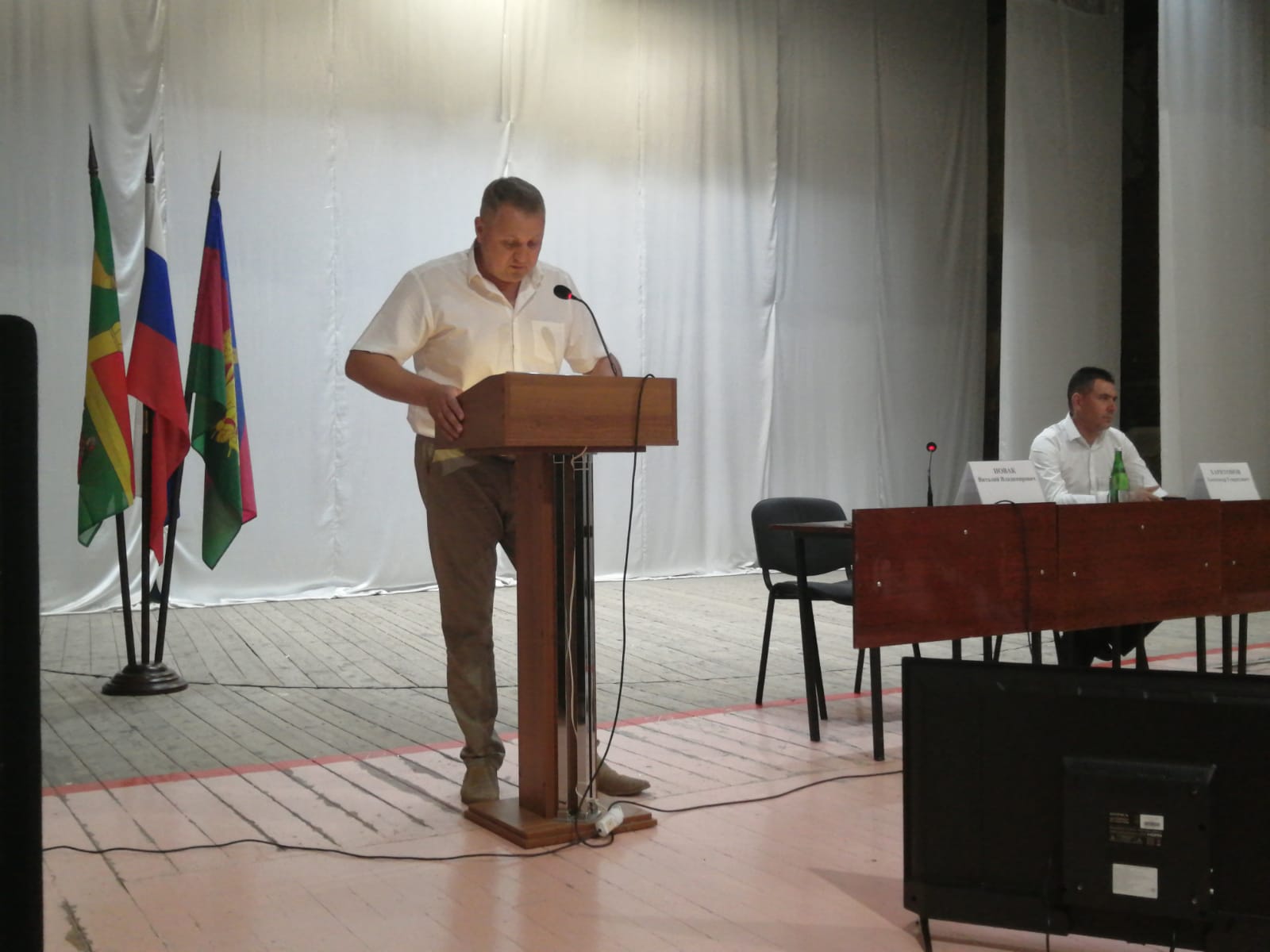 Что изменится в Старонижестеблиевском поселении — рассказал глава на встрече с активом