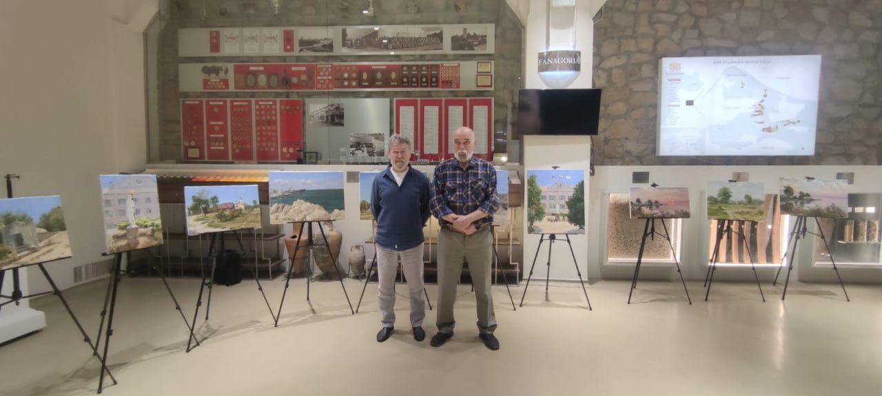 В винном подвале «Фанагория» открылась выставка петербургских художников