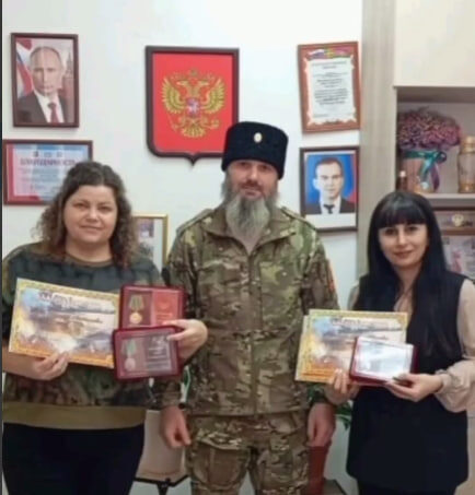 В канун Нового года жителей Трудобеликовского поселения наградили медалями «За помощь фронту» и благодарственными письмами