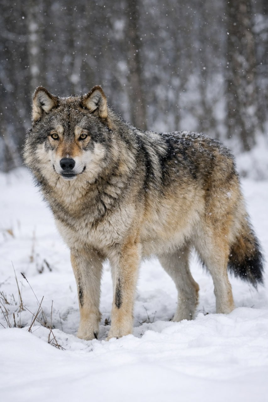 В Красноармейском районе вновь появились волки