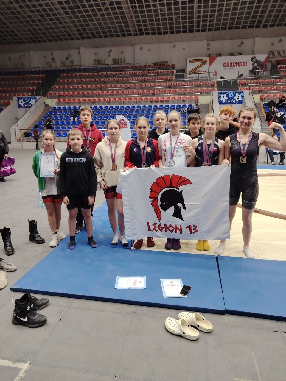 Марьянские сумоисты завоевали девять медалей на Чемпионате и Первенстве Южного федерального округа