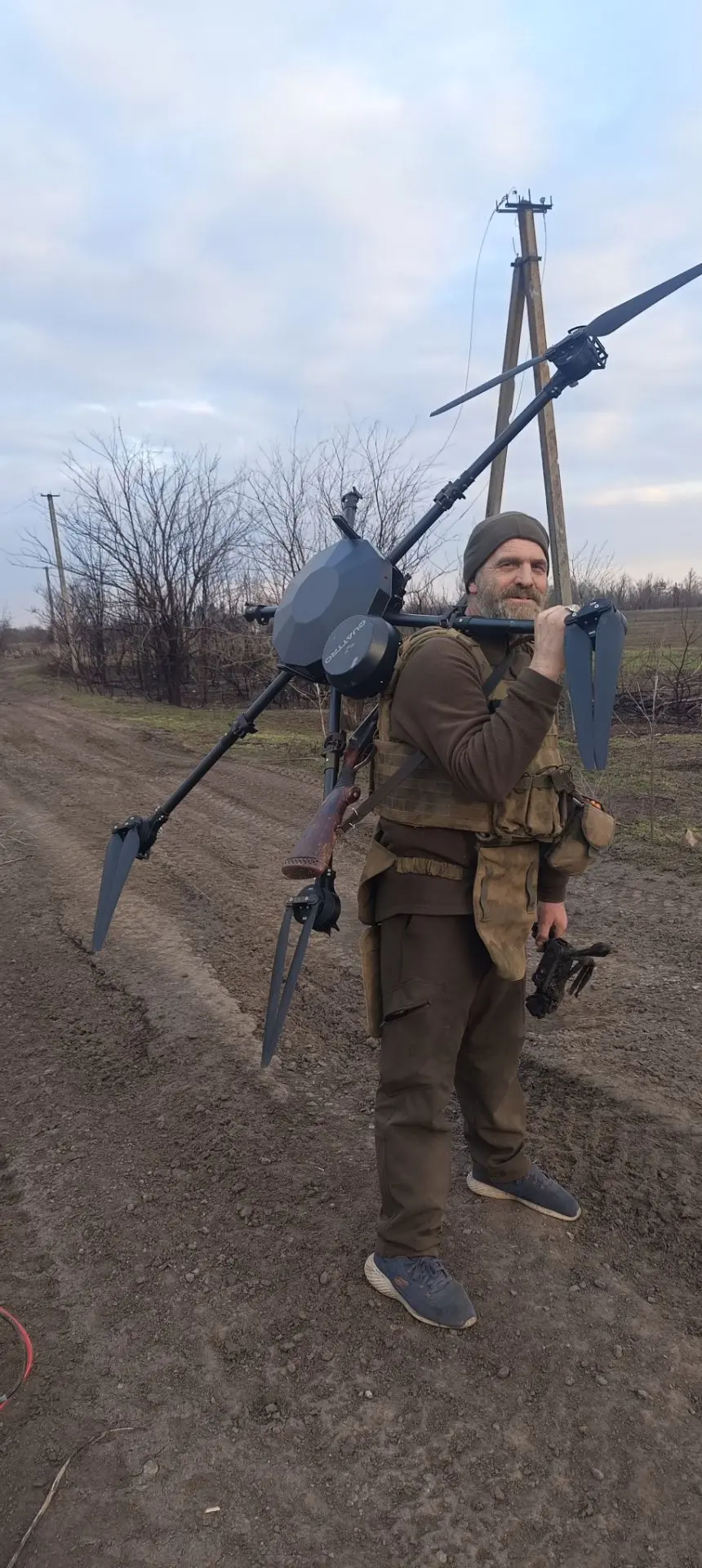 Николай Рудковский из поселка Полтавского семь раз уходил на спецоперацию по контракту